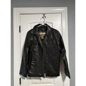 Vintage Whispering Smith ~ Men's Leather Jacket ~ Size L 14-16